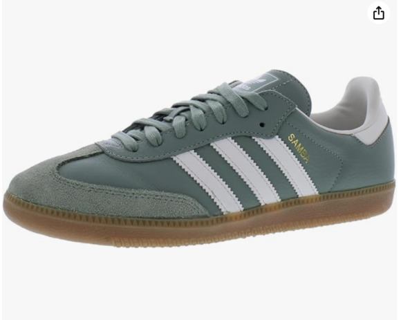 adidas Originals Shoes - adidas Originals Samba OG - Silver Green / Chalk White / Gum
